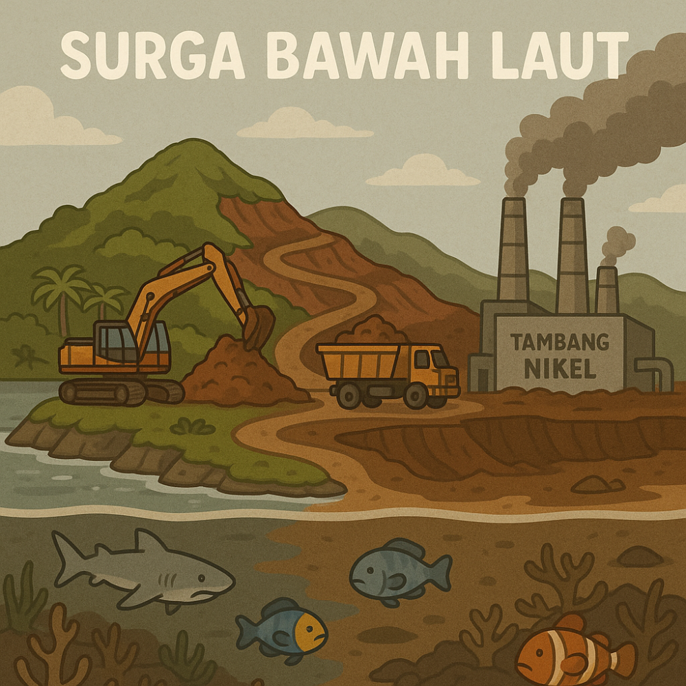 Pertambangan Nikel di Raja Ampat, Ancaman Bagi Surga Bawah Laut