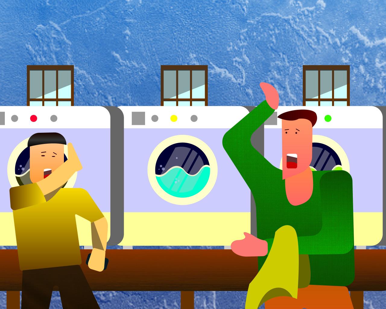 Tiga Orang Asing Di Warung Laundry